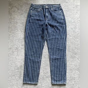 American Eagle Pinstriped Mom Jean Sz. 4